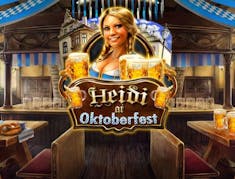 Heidi at the Oktoberfest logo