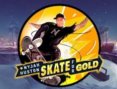 Nyjah Huston Skate for Gold logo