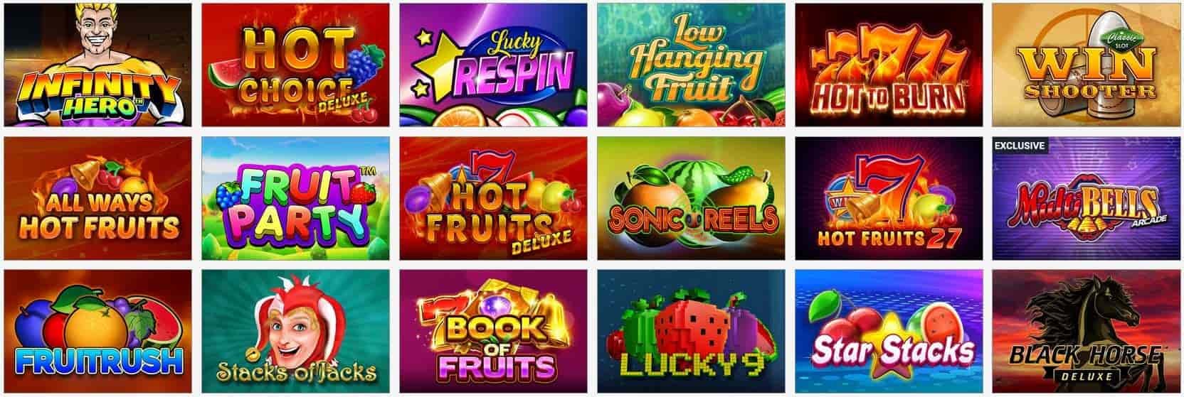 klassieke gokkasten online op Fruits4Real