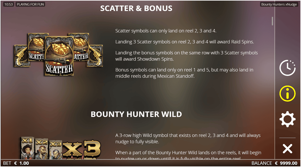 Bounty Hunters gratis demo