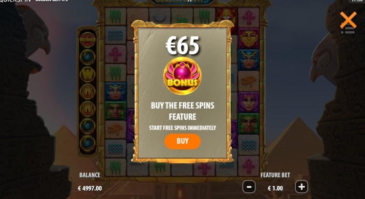 golden glyph 3 free spin