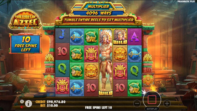 Fortunes of the Aztec Free Spins 