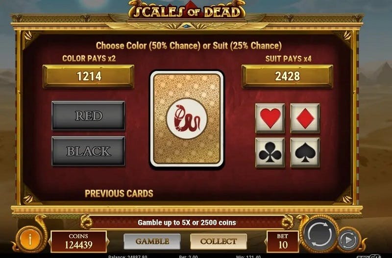 Scales of Dead Slot Gamble Feature