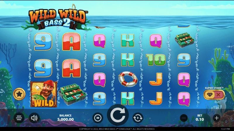 Wild Wild Bass 2 base game_