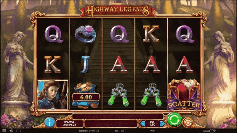 Highway Legends Slot Grid Layout and Symbols (1)