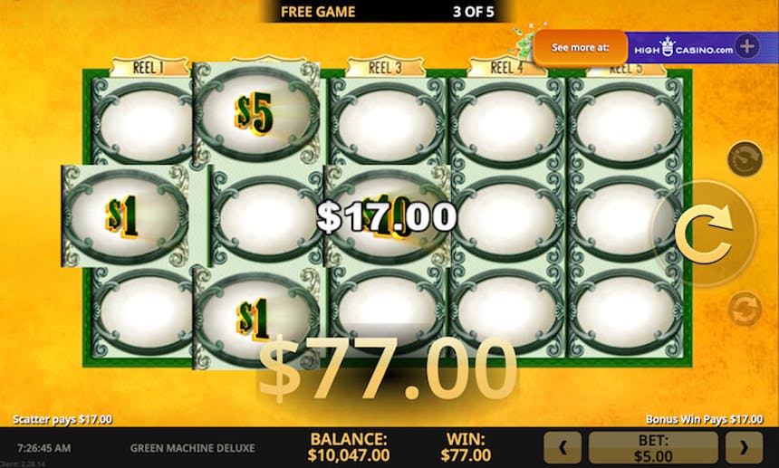 Free game slot screenshot
