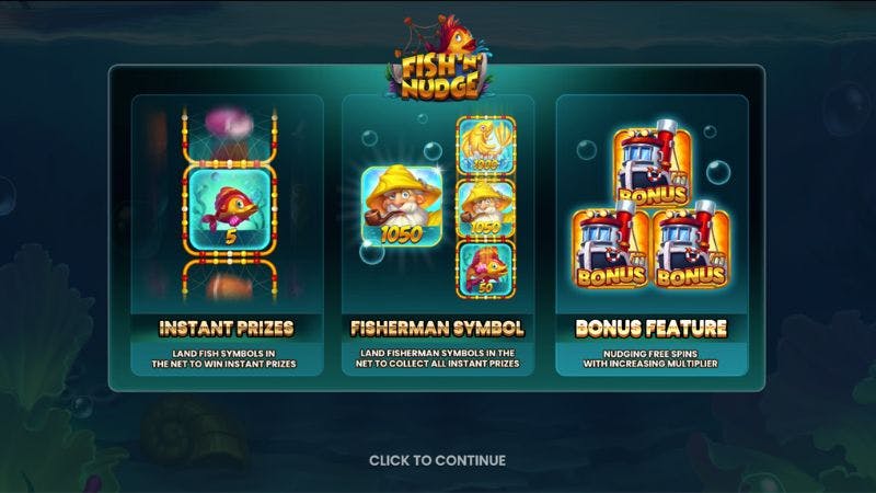 Fish n’ Nudge Freespins Bonus