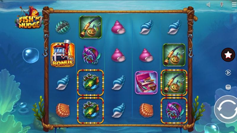 Fish n’ Nudge Slot Grid & Symbols
