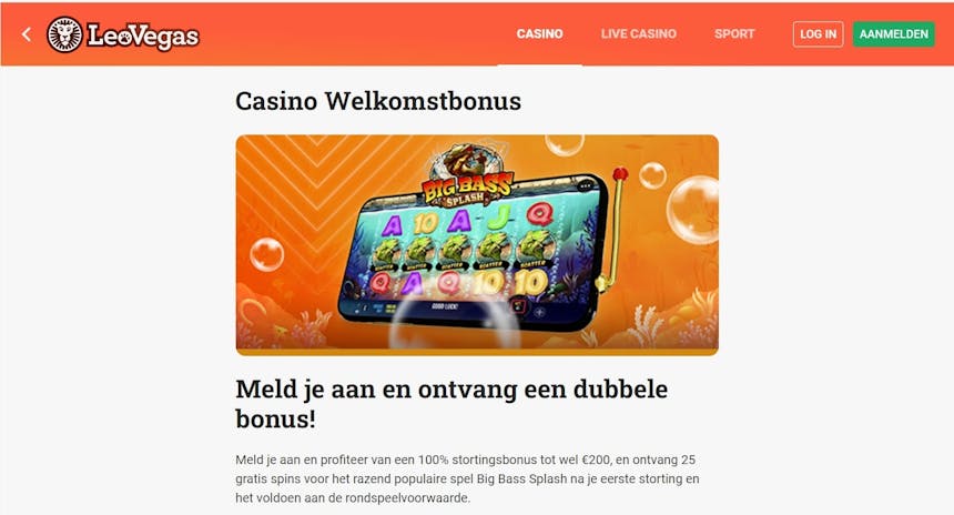 leovegas casino welkomstbonus