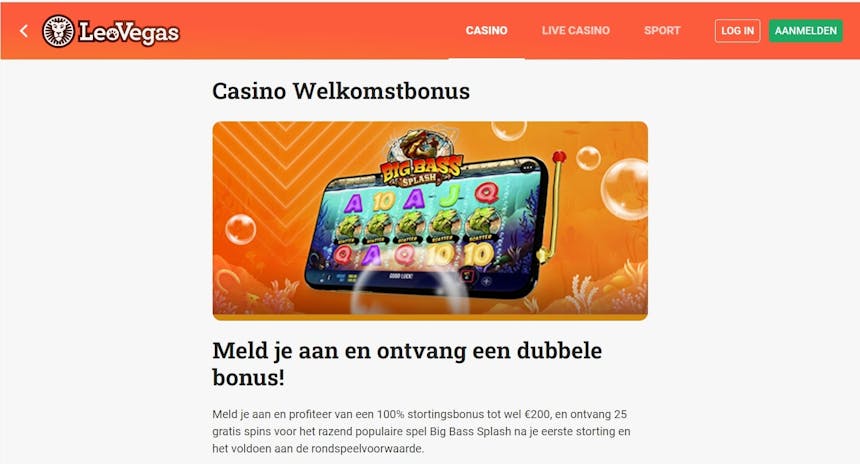 leovegas casino welkomstbonus