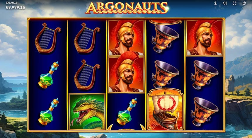 Argonauts Slot Grid and Symbols