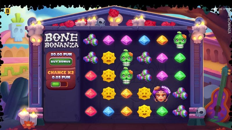 Bone Bonanza Slot Grid & Symbols